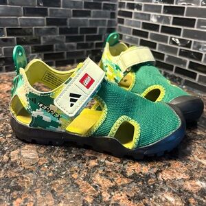 Adidas Terrex Captain LEGO Sandals Shoes size 11 Green Black
